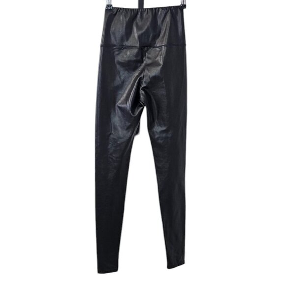 Aritzia Wilfred Free Daria Pant, High Waist Vegan Leather Leggings, Black, XS - Picture 2 of 9